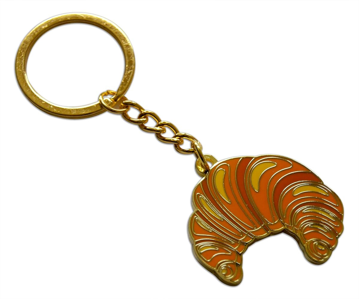 Novel Merk Bread, Baker, & Croissant Patisserie Chef Enamel Keychain with Key Ring | Amazon (US)