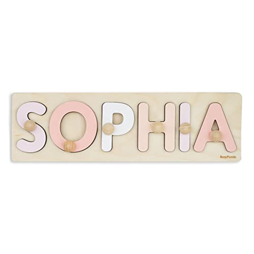Amazon.com: Name Puzzle With Pegs Personalized Wooden Name Puzzle Wooden Toys Custom Name Puzzle ... | Amazon (US)