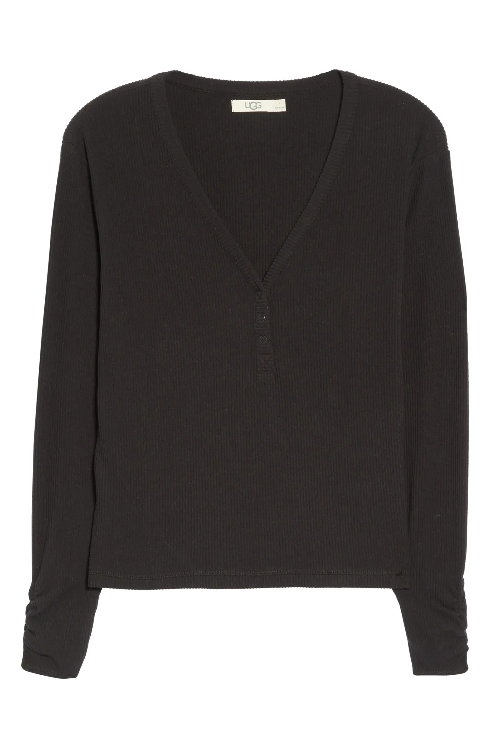 Maxwell Rib V-Neck Lounge Top | Nordstrom