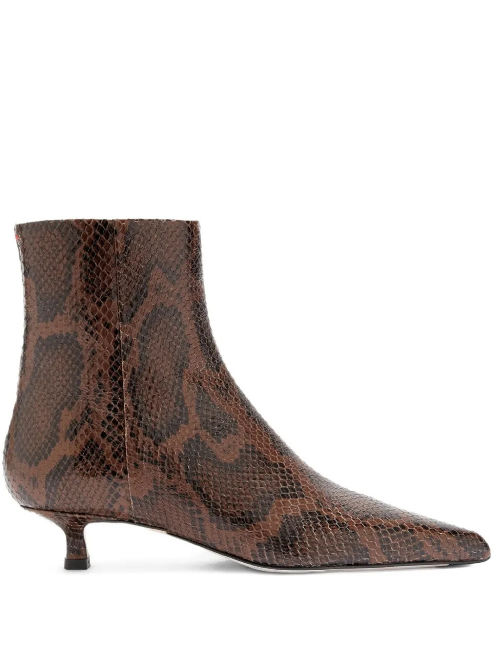 Aeyde 35mm Sofie pointed-toe ankle boots - Brown | Farfetch Global