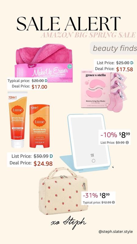 Amazon big spring sale beauty finds! 

#LTKsalealert #LTKSeasonal #LTKbeauty