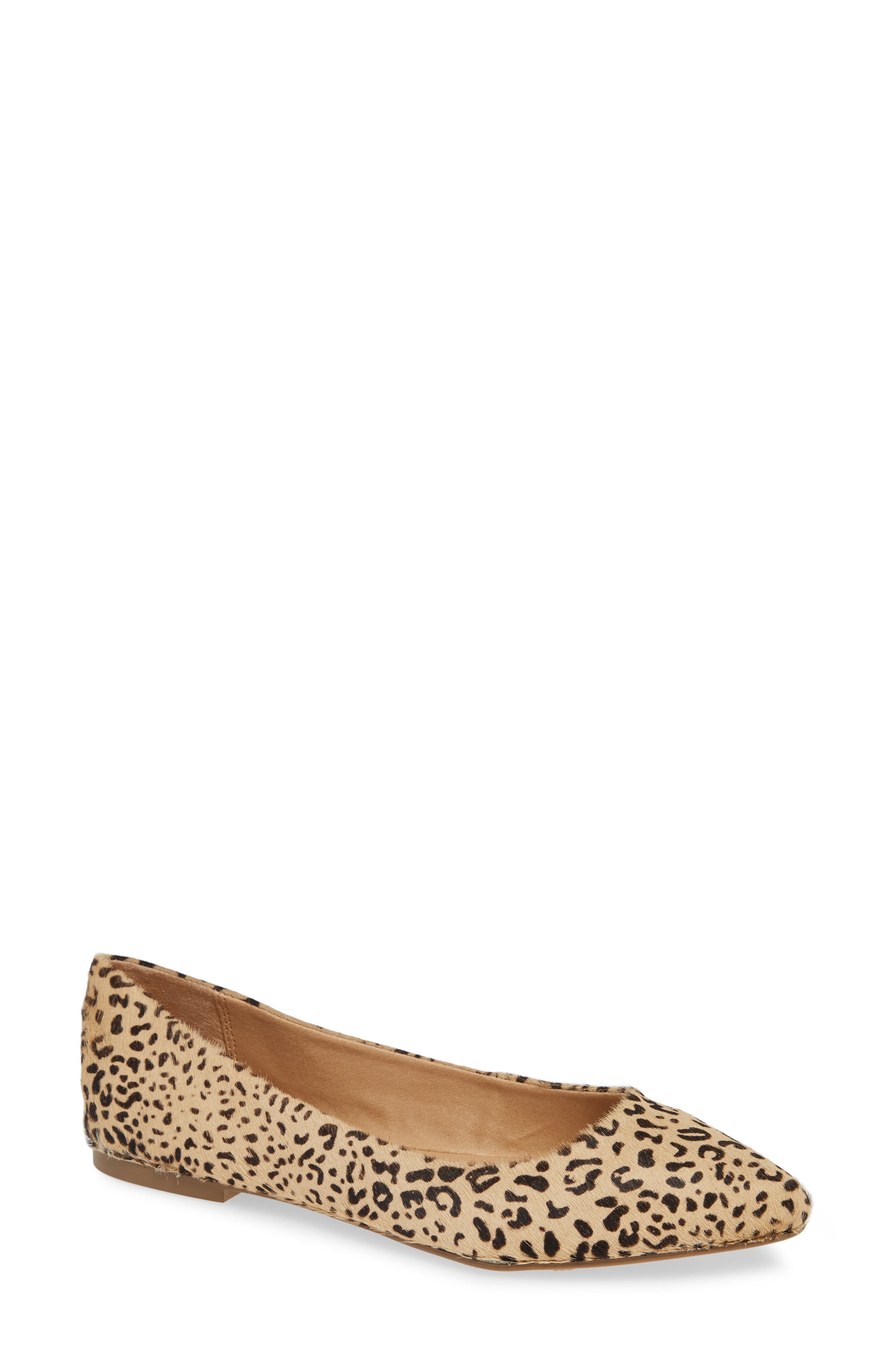 MIA Zander Genuine Calf Hair Flat (Women) | Nordstrom