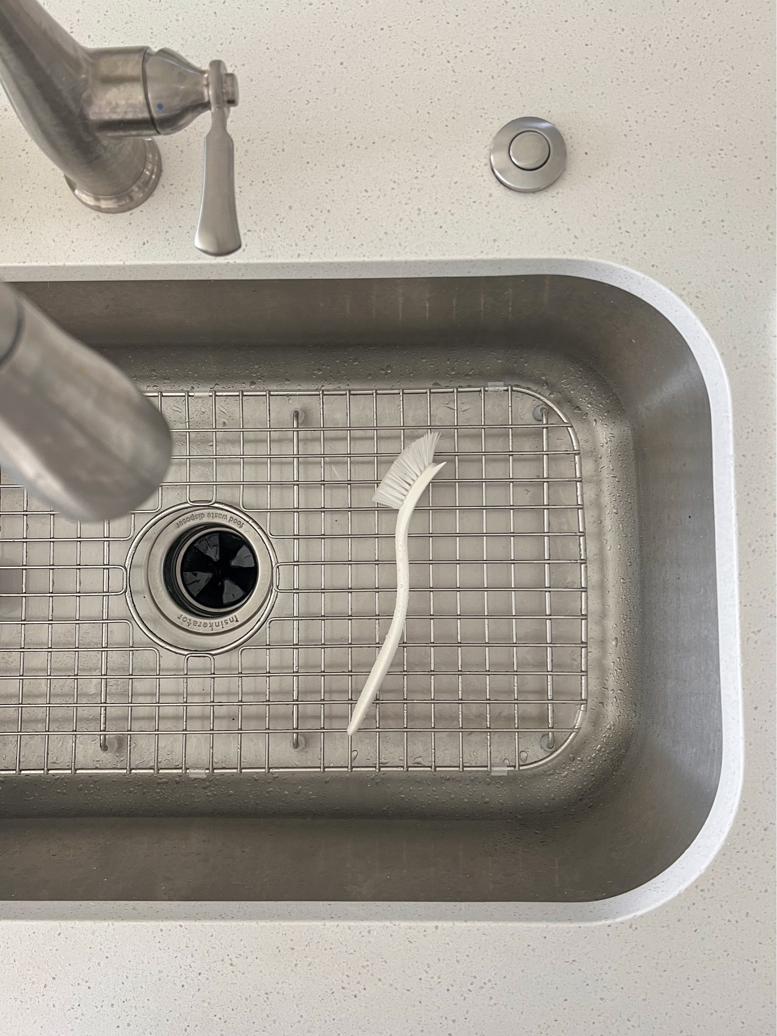 If you have a drop in stainless steel sink you need this grid to protect the surface. Swapped out the black rubber protectors for clear for a cleaner look in our kitchen! #kitchen #kitchensink #sinkgrid #kitchenmusthave


#LTKFamily #LTKHome #LTKGiftGuide