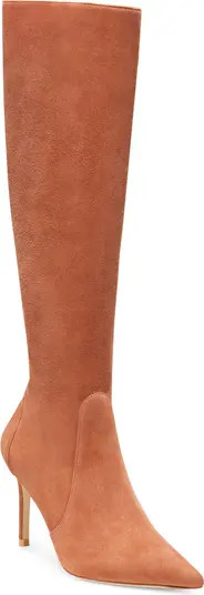 Stuart Weitzman Stuart 85 Knee High Pointed Toe Zip Boot | Nordstrom | Nordstrom