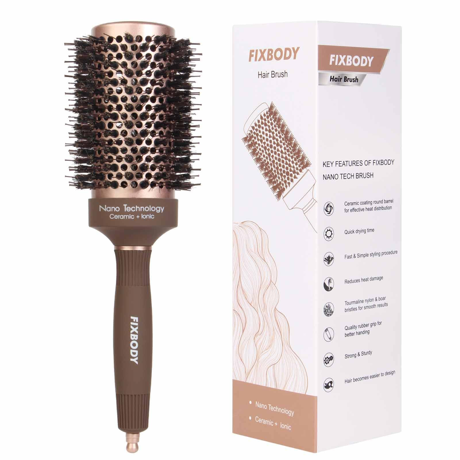 FIXBODY Hair Brush, Round Brush for Blow Drying, Curling, Styling, Nano Thermal Ceramic & Ionic T... | Amazon (US)