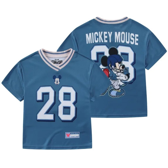 Disney Mickey Mouse Jersey Mesh Shirt (Boys), Sizes 2T-7 | Walmart (US)