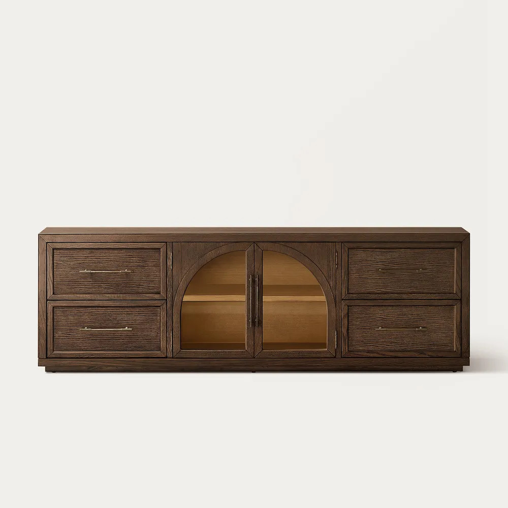 BEST SELLERValborg 80" Oak Media ConsoleSHOP THE VALBORG COLLECTIONSale$1,169$1,299114 ReviewsFin... | Hernest