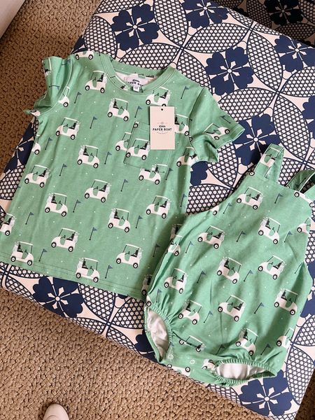 Cotton boys shirt and onesie - golf carts

#LTKkids #LTKbaby