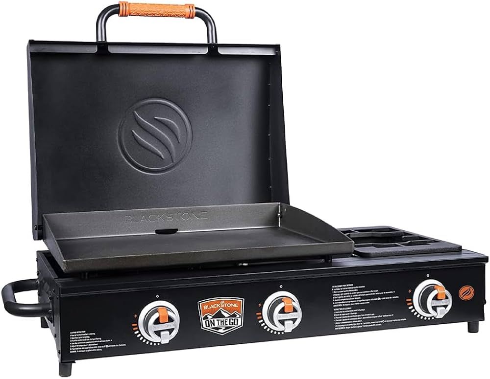 Blackstone 1860 On The Go Range top Combo with Hood & Handles Heavy Duty Flat Top BBQ Griddle Gri... | Amazon (US)