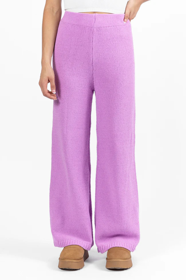 Cozy For Keeps Lavender Lounge Pants FINAL SALE | Pink Lily
