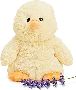 Warmies Microwavable & Weighted Stuffed Animals, Chick - Heated Stuffed Animal Plushie for Warmth... | Amazon (US)