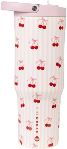 HydroJug Sport - Stainless Steel Tumbler with Straw, Vacuum Insulated, 32oz Leakproof Water Bottl... | Amazon (US)