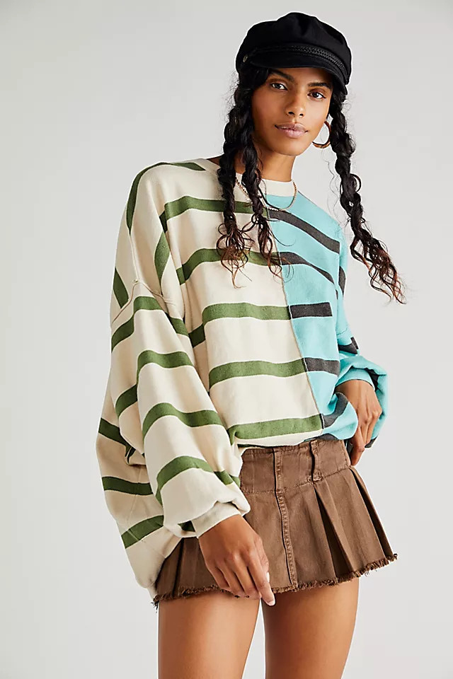 Uptown Stripe Pullover | Free People (Global - UK&FR Excluded)