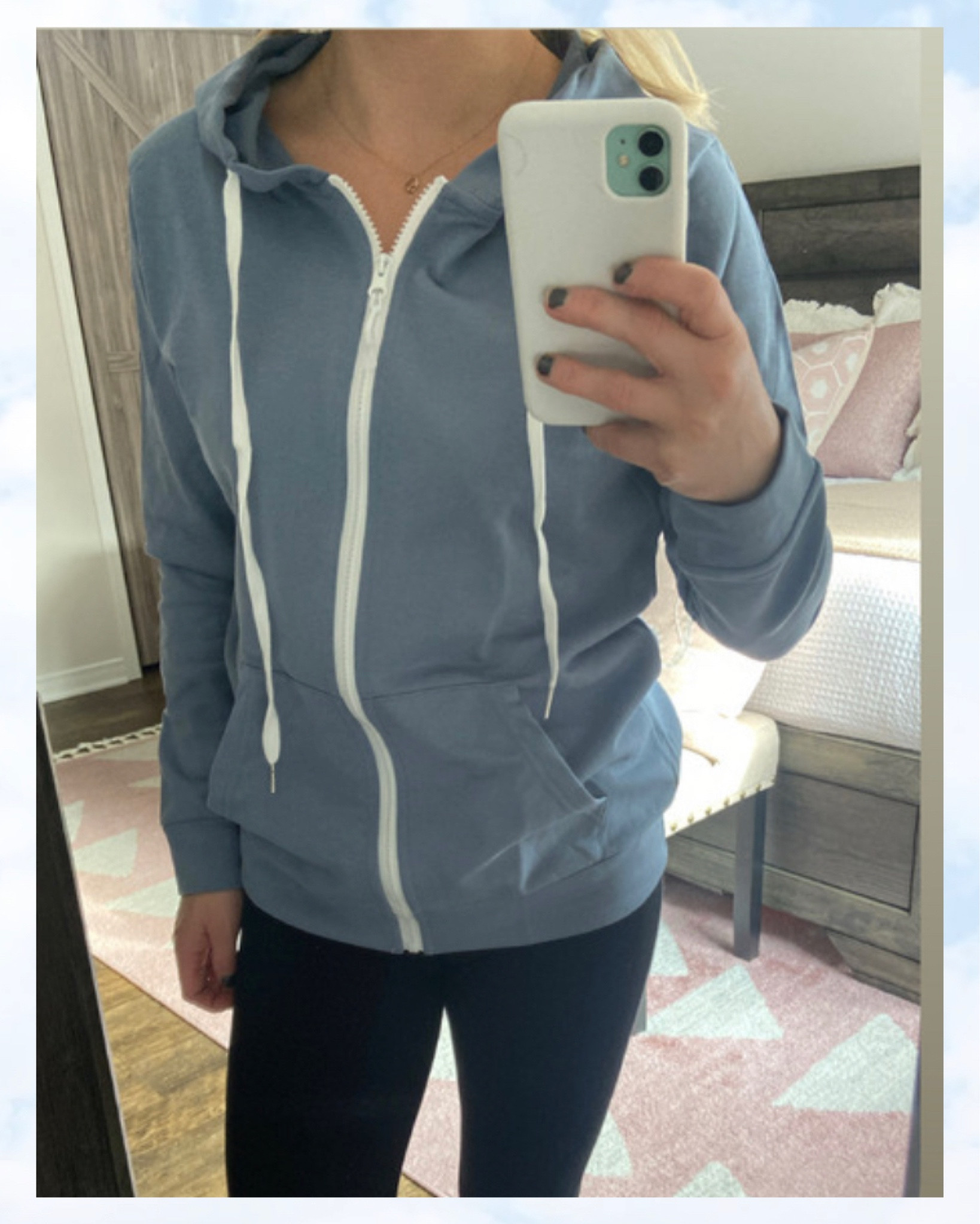so perfect zip up hoodie