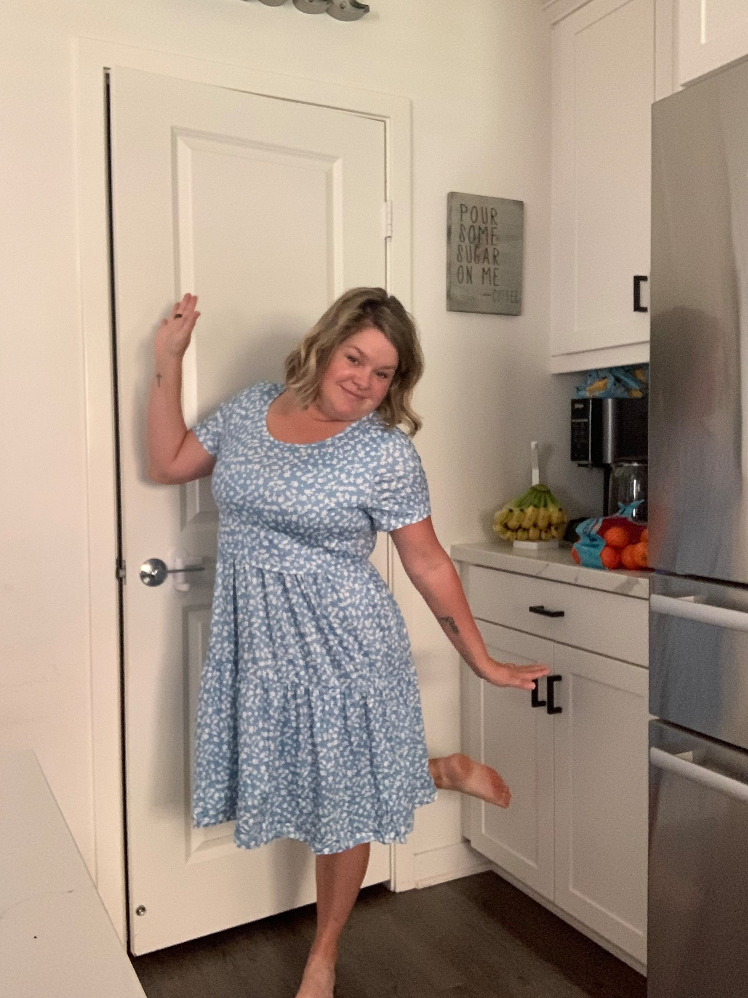 Pretty decent breastfeeding / nursing dress! They’re hard to find and expensive or stuff material. This one is super soft and light weight. And the pattern hides the access great! Tons of color options, too  

#LTKmomlife #LTKootd #LTKBaby