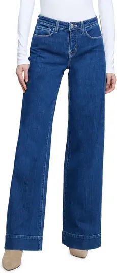 L'AGENCE Madden High Waist Wide Leg Stretch Denim Jeans | Nordstrom | Nordstrom Canada