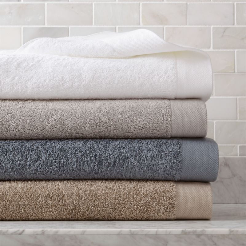 Egyptian Cotton Bath Towels | Crate and Barrel | Crate & Barrel