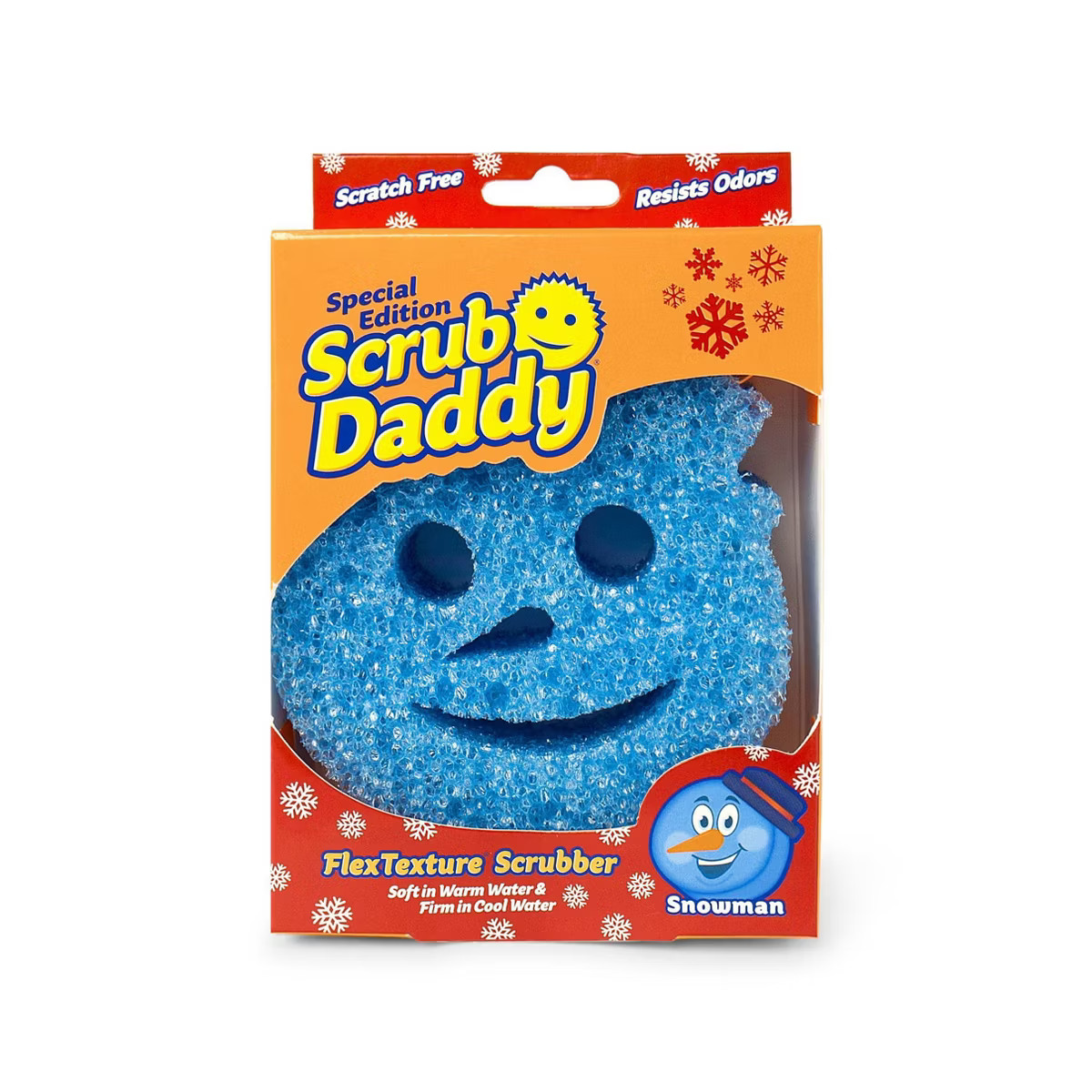 Scrub Daddy FlexTexture Scrubber - Snowman | Target