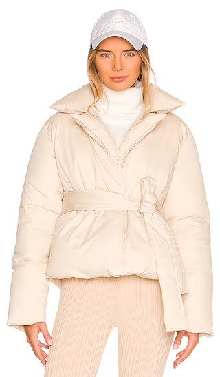 Weyes Puffer Jacket in Ivory | Revolve Clothing (Global)