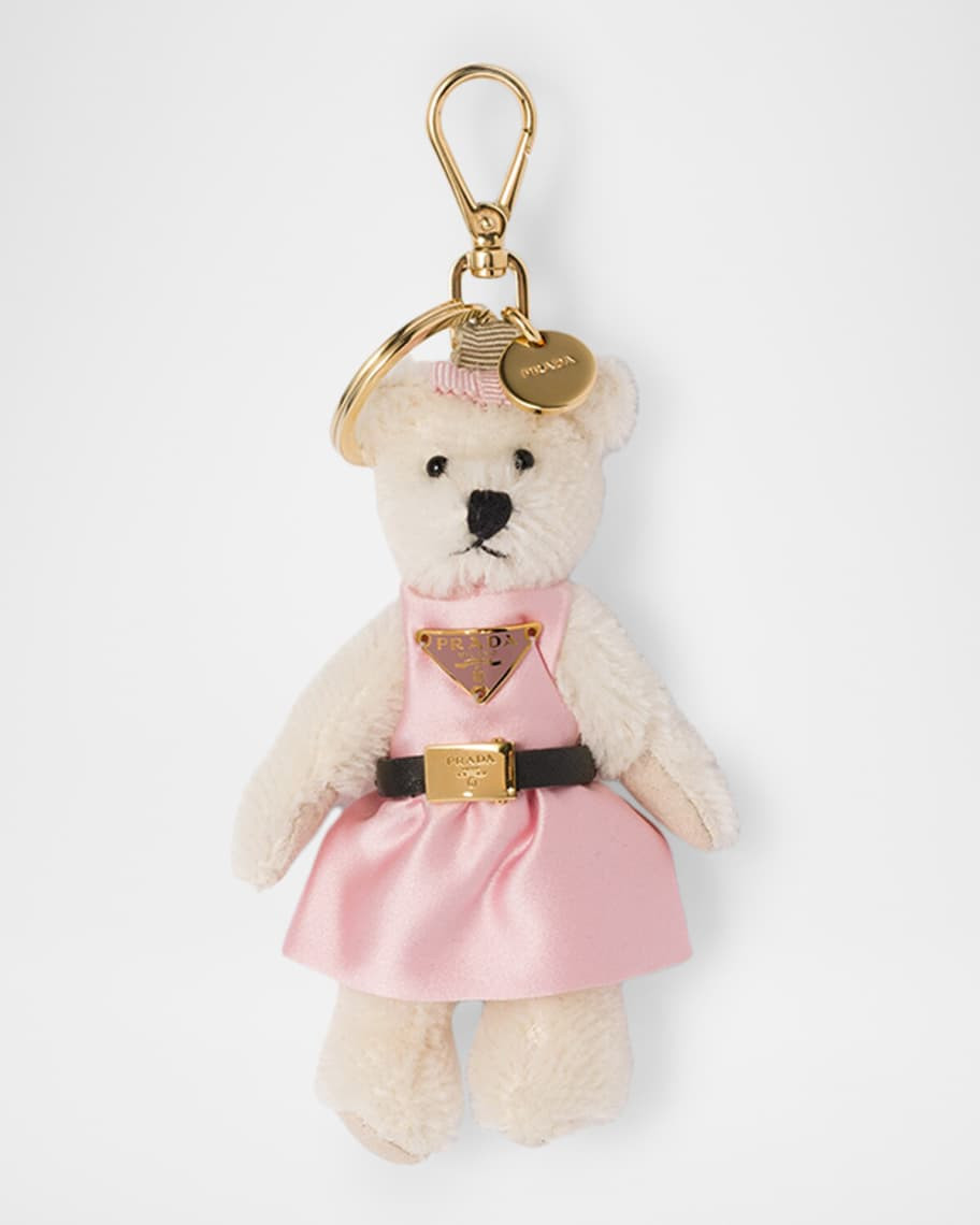 Prada Teddy Bear Keychain Bag Charm | Neiman Marcus