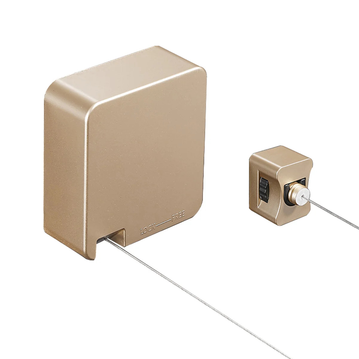 19.8 ft Heavy-Duty 304 Stainless Steel Wall-Mounted Retractable Clothesline | Wayfair North America