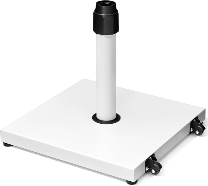 45lbs Patio Umbrella Base - Heavy Duty Outdoor Patio Market Umbrella Stand for Deck with Rollers,... | Amazon (US)