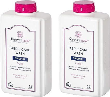 Forever New 32oz Liquid Original Scent Fabric Care Wash 2 Pack (64oz Total) Natural Laundry Deter... | Amazon (US)