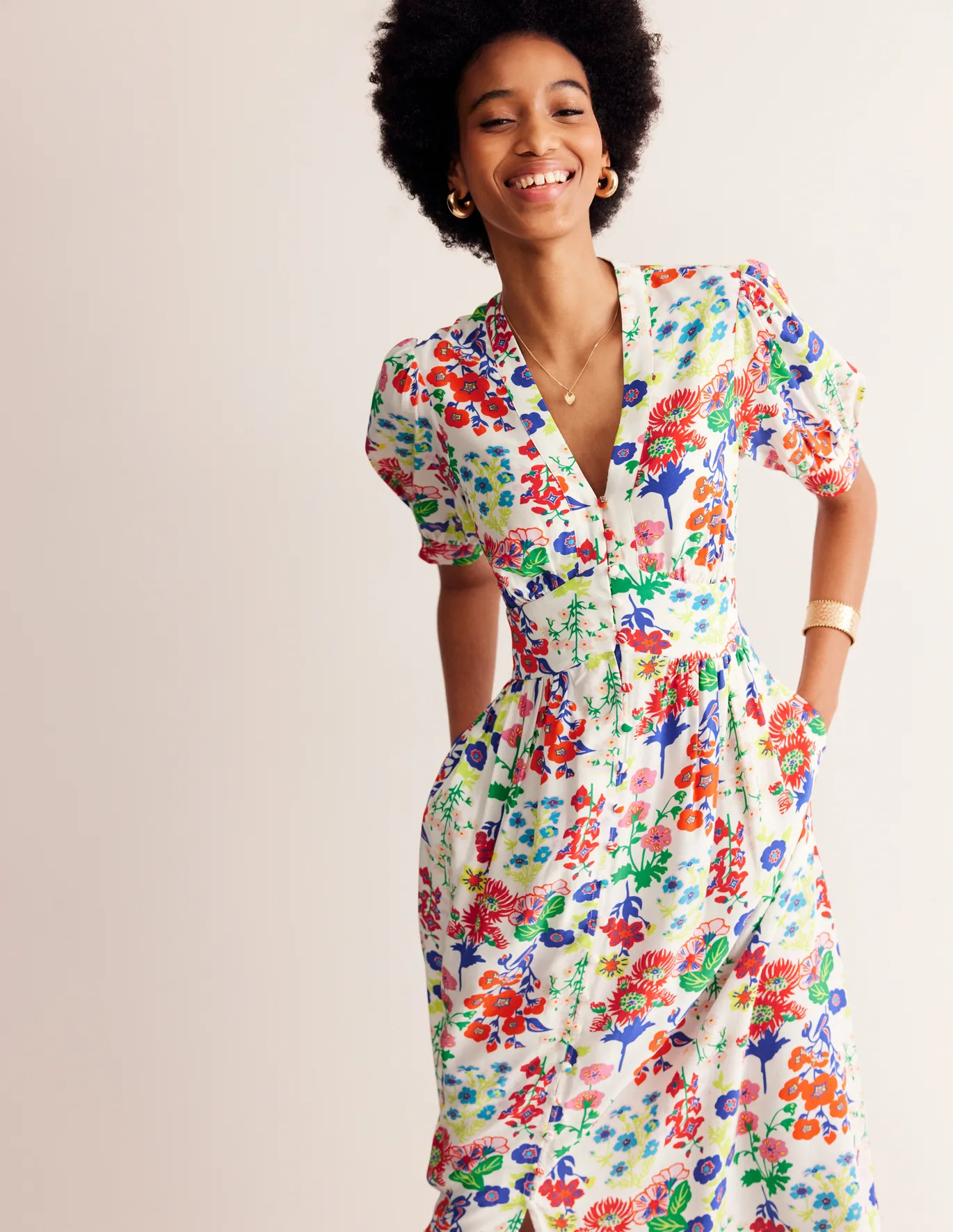 Elsa Midi Tea Dress | Boden (US)