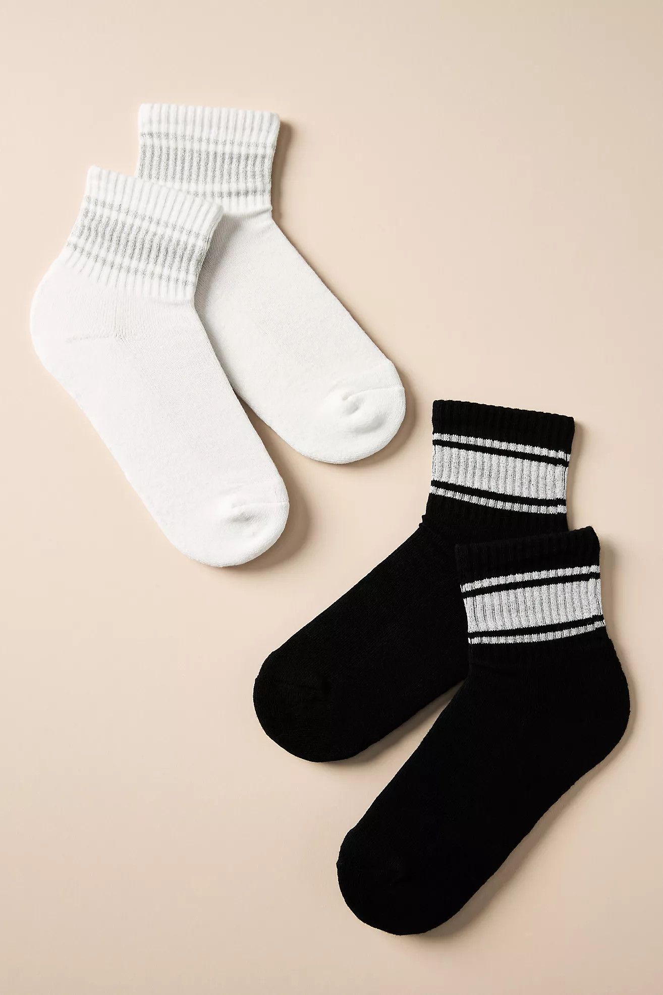Daily Practice by Anthropologie Athletic Socks, Set of 2 | Anthropologie (US)