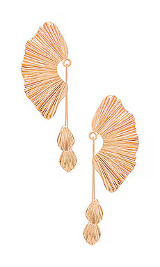 Amber Sceats x REVOLVE Fan Drop Earrings in Gold from Revolve.com | Revolve Clothing (Global)