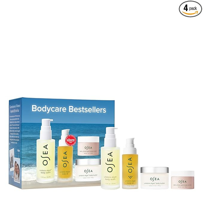 OSEA Bodycare Bestsellers Skincare Set - 4-piece Body Travel Set - 1oz - Body Oil, Body Butter, B... | Amazon (US)