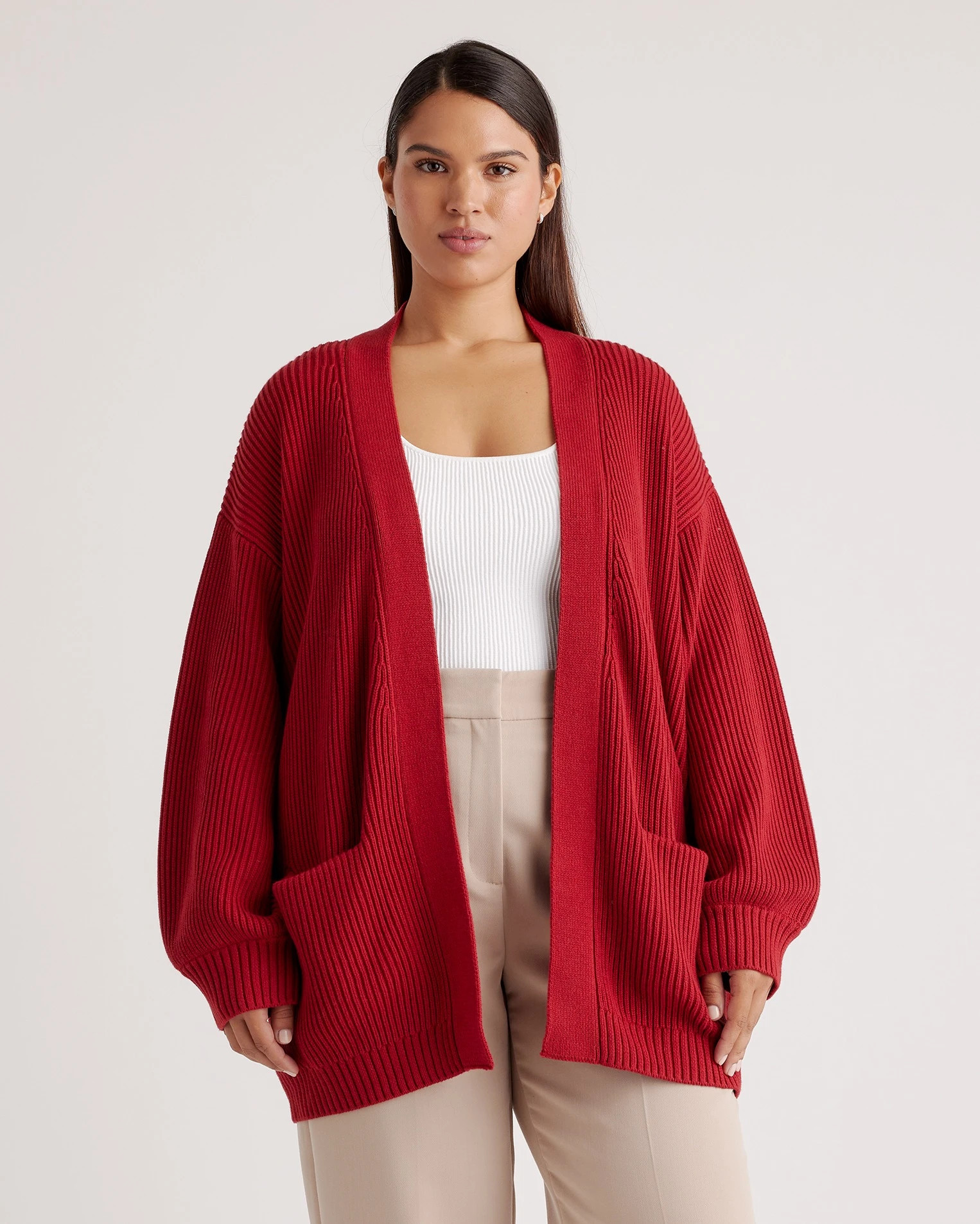 100% Organic Cotton Oversized Cardigan | Quince