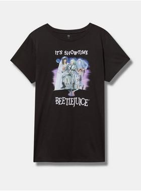 Beetlejuice Poster Classic Fit Cotton Crew Tee | Torrid (US & Canada)