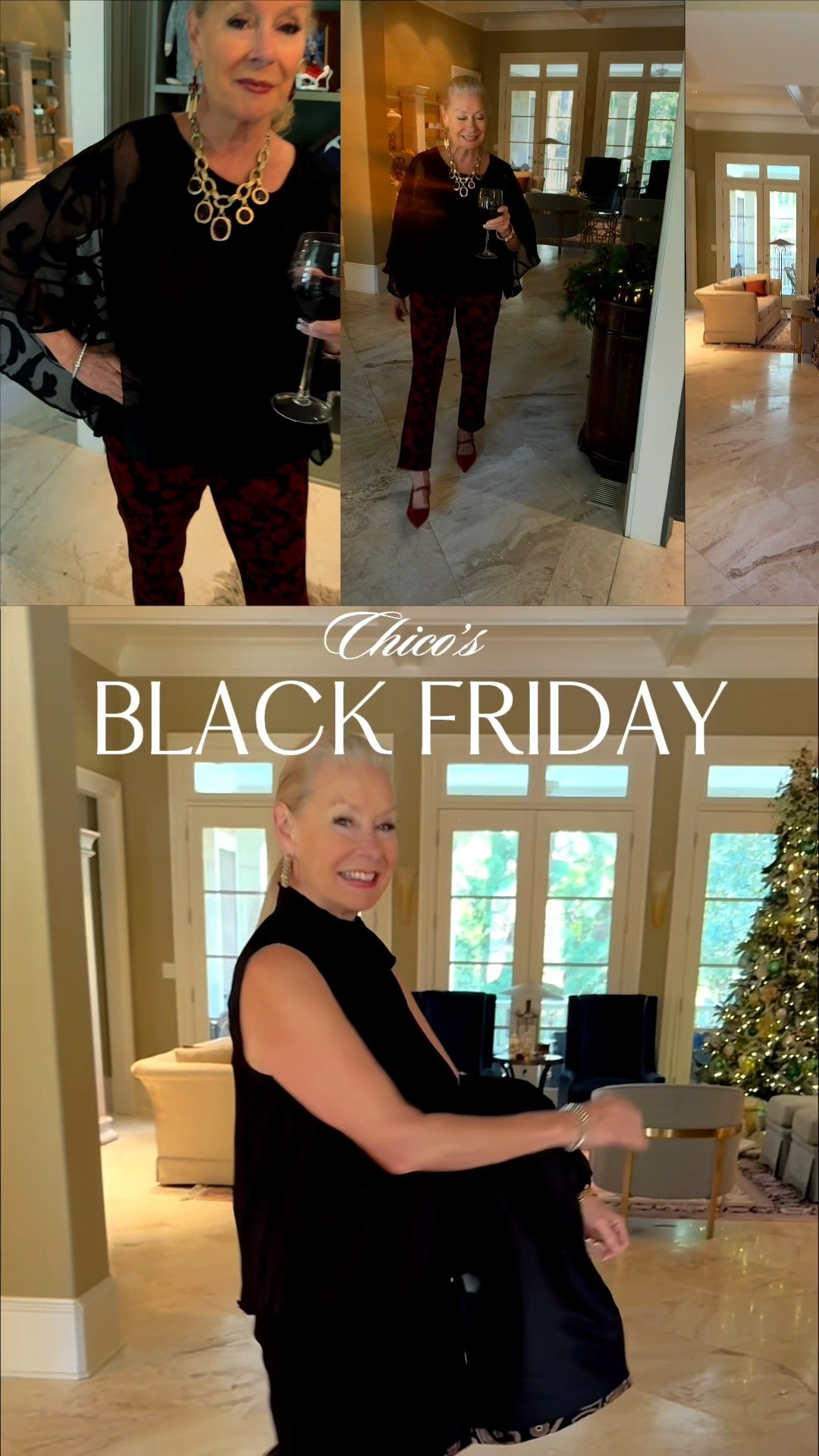 Black Friday: when “just browsing “ becomes a full workout.🏋️ 

Chico’s Black Friday Fabulous (11/26-11/29)
·         40% Off Your Entire Purchase
o   EXCLUSIONS: Merry Deals, markdowns
·         Merry Deals
o   $25 Touch of Cool
o   $39 Wrap/Blanket
o   $39/$49 Ella
·         50% off Full Price Sweaters (11/28 – ONE DAY ONLY!)
o   EXCLUSIONS: $39/$49 Ella

#LTKCyberWeek #LTKSaleAlert #LTKOver40
