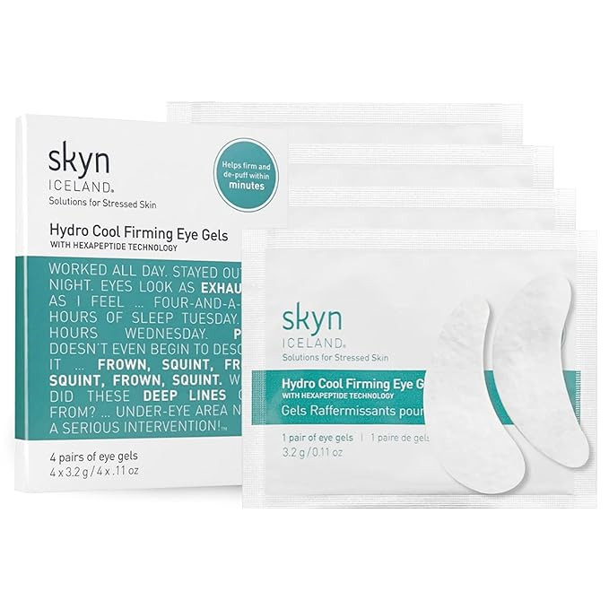 Under Eye Cooling & Firming Gel Patches – De-Puff, Smooth Fine Lines & Dark Circles – 10-Minu... | Amazon (US)