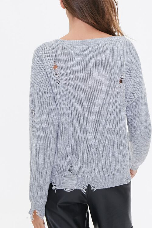 Distressed Drop-Sleeve Sweater | Forever 21 (US)