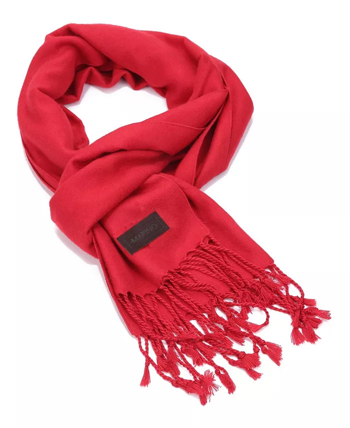 Mio Marino Women's Solid Fringed 100% Cotton Scarf - Macy's | Macys (US)