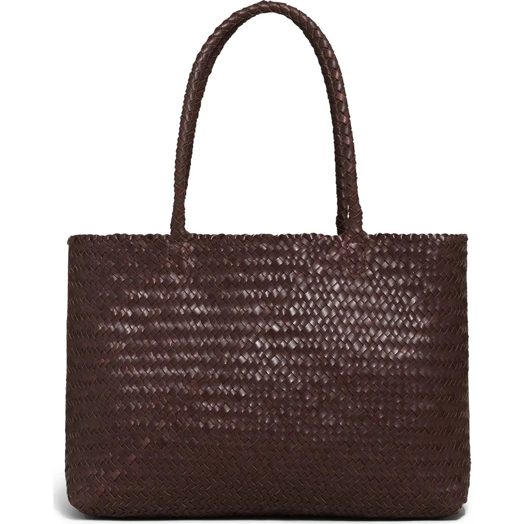 Madewell Handwoven Leather Tote in Coffee Bean at Nordstrom | Nordstrom