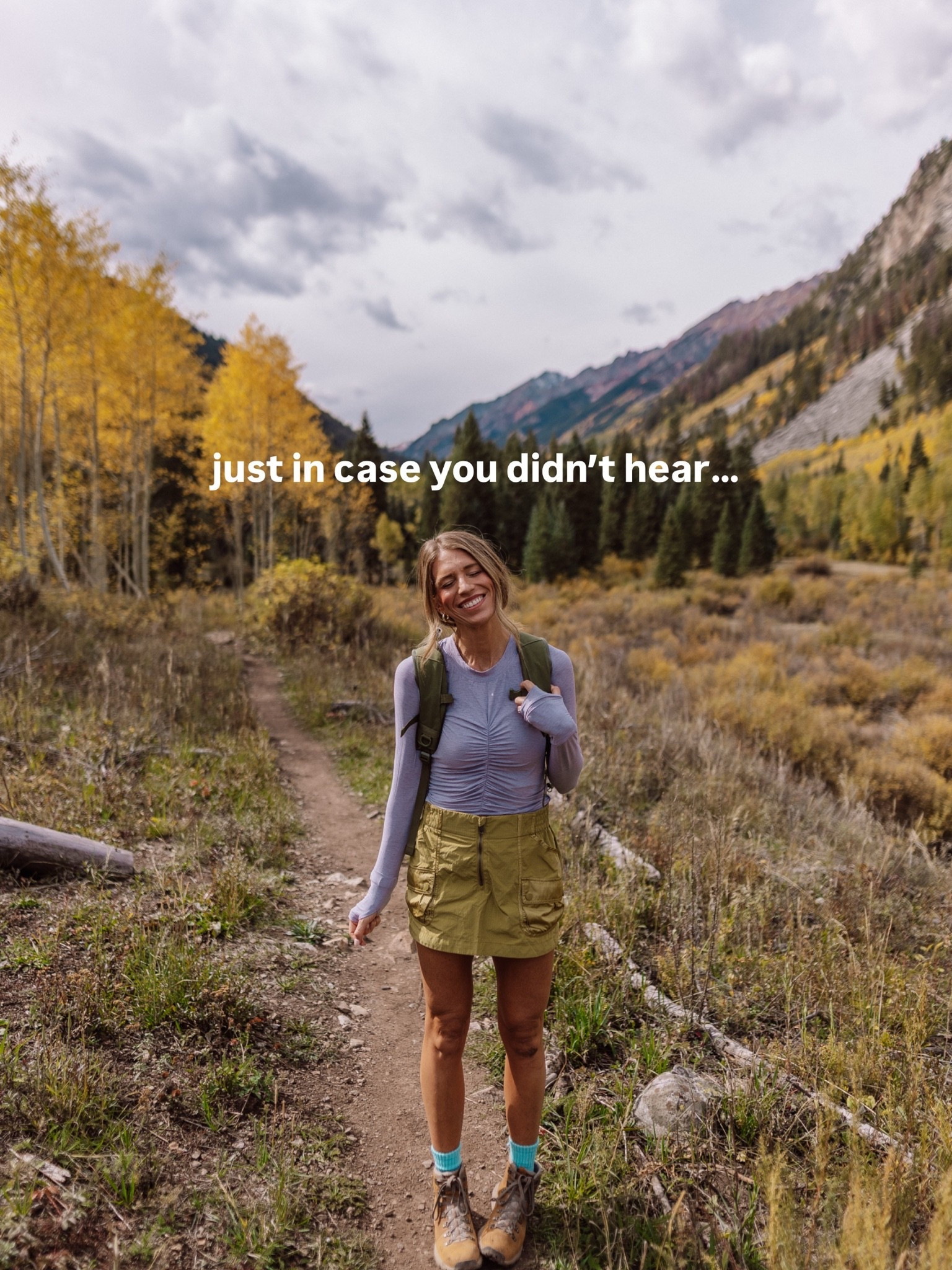 What I wore hiking in Aspen in the fall! We hiked The Conundrum day hike. Love this skort! Super comfy and breathable, sized down to small, medium in long sleeve, small tall in vest. Love that it’s Packable and can fit easily in suitcase and backpack



Hiking outfit, hiking gear, Fp movement, danner, Athleta, activewear, fall hike, tall sizes, tall girl friendly, free people

#LTKTall #LTKActive #LTKTravel