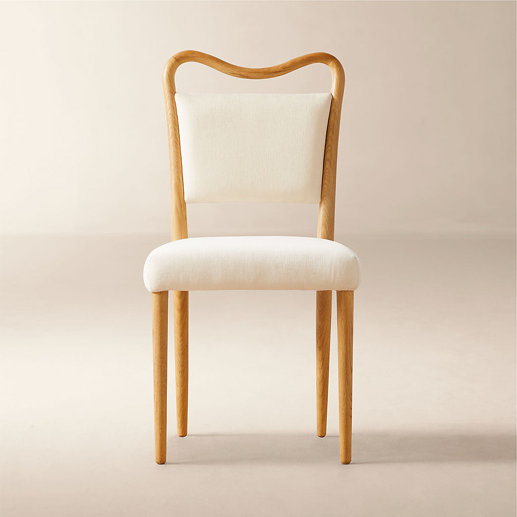 Monte Modern White Upholstered Dining Chair + Reviews | CB2 | CB2