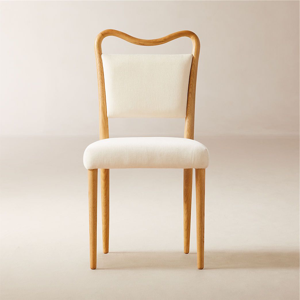 Monte Modern White Upholstered Dining Chair + Reviews | CB2 | CB2