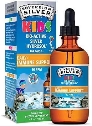 Sovereign Silver Bio-Active Silver Hydrosol for Kids Immune Support, 4 oz. | Amazon (US)