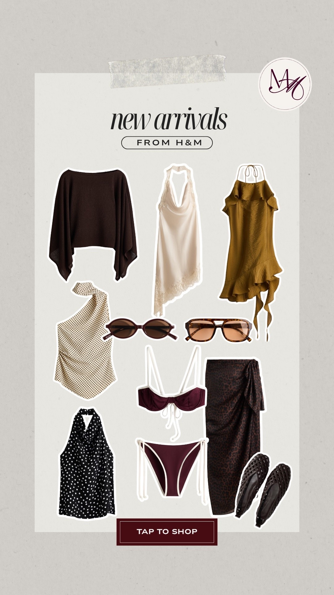 H&M new arrivals for spring. Spring fashion. Beach wear. Spring sunglasses 

#LTKootd #LTKSeasonal