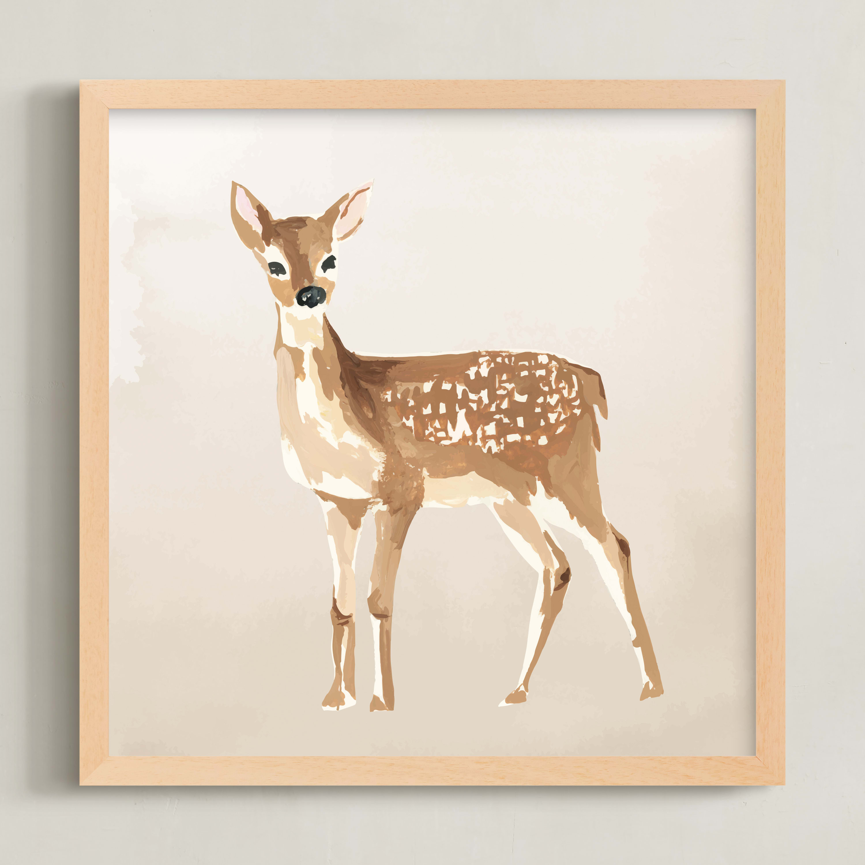 "Enchanted Deer II" - Graphic Limited Edition Art Print by Teju Reval. | Minted