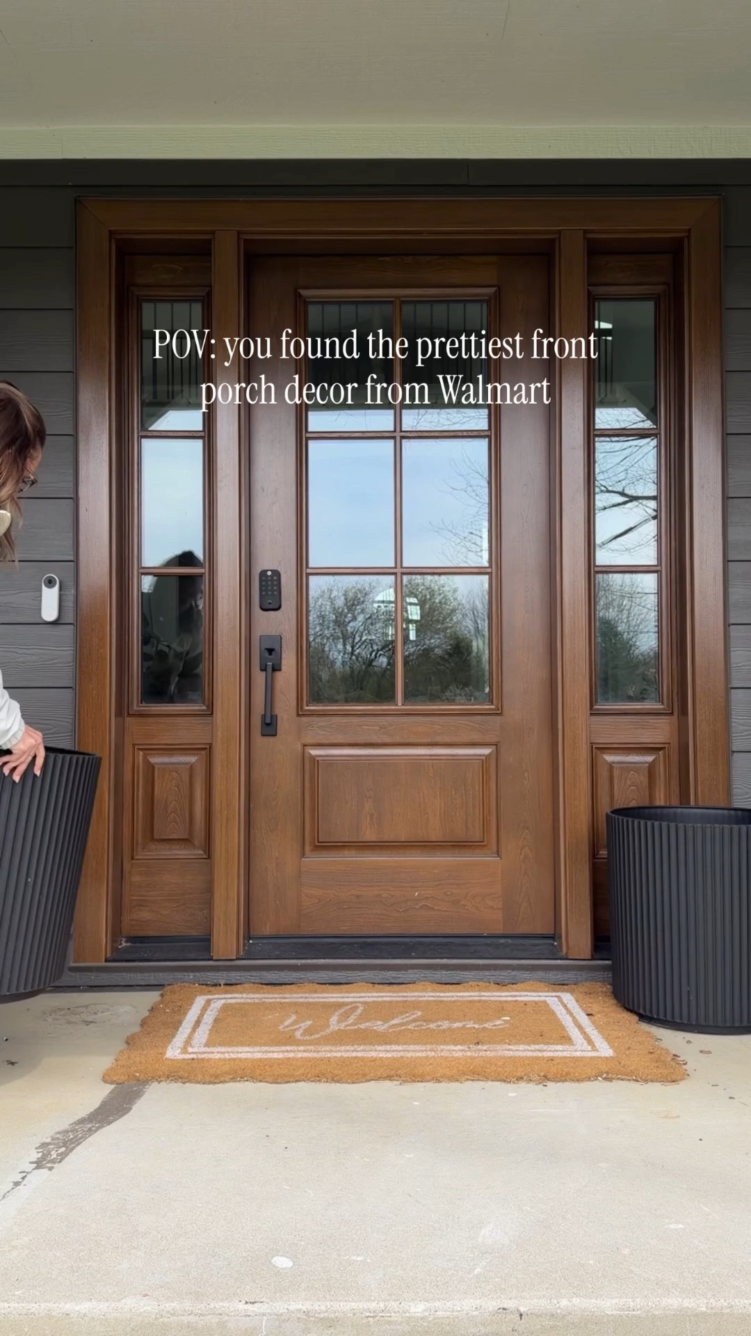 These planters and faux rose trees are STUNNING for spring porch decor!! All from Walmart 

#LTKSeasonal #LTKHome