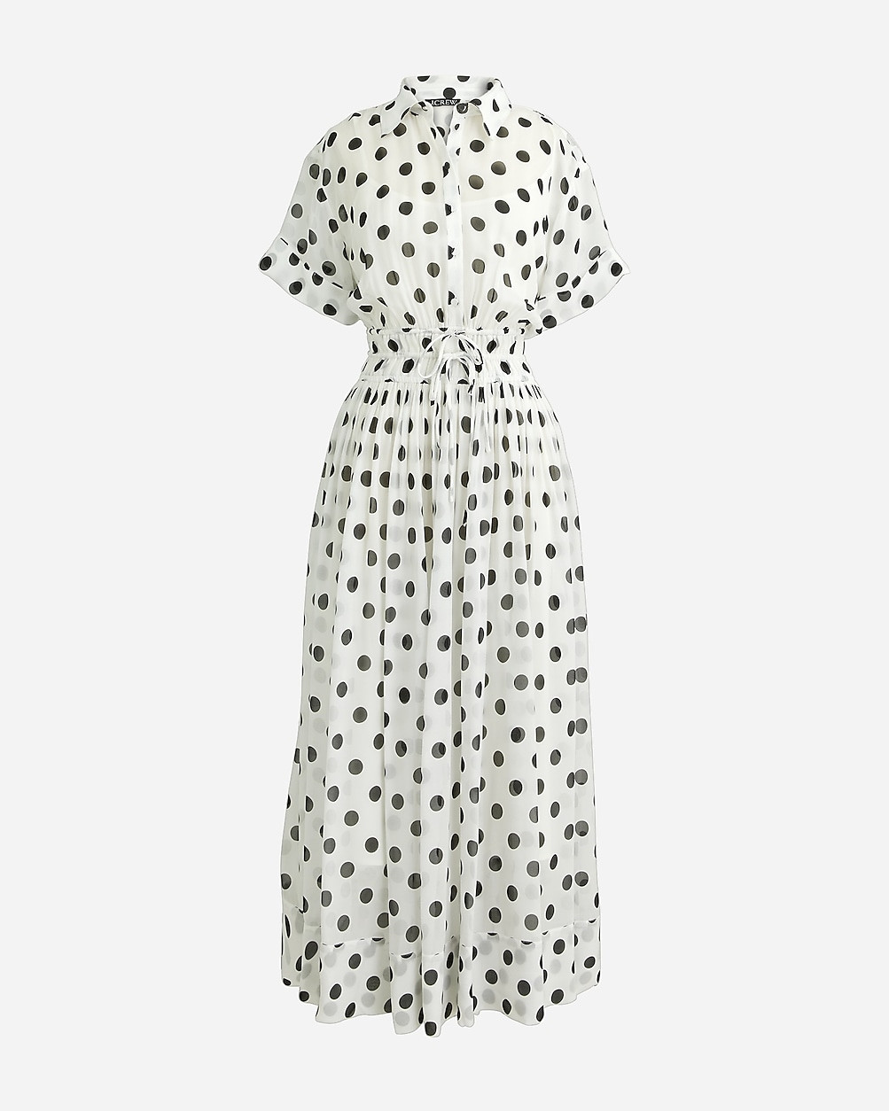 Elena shirtdress in dot chiffon | J. Crew US
