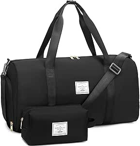 SHOULDCAT Weekender Bags for Women Cute Travel Tote Bag Gym Duffle Bag Carry On Bag Overnight Bag... | Amazon (US)