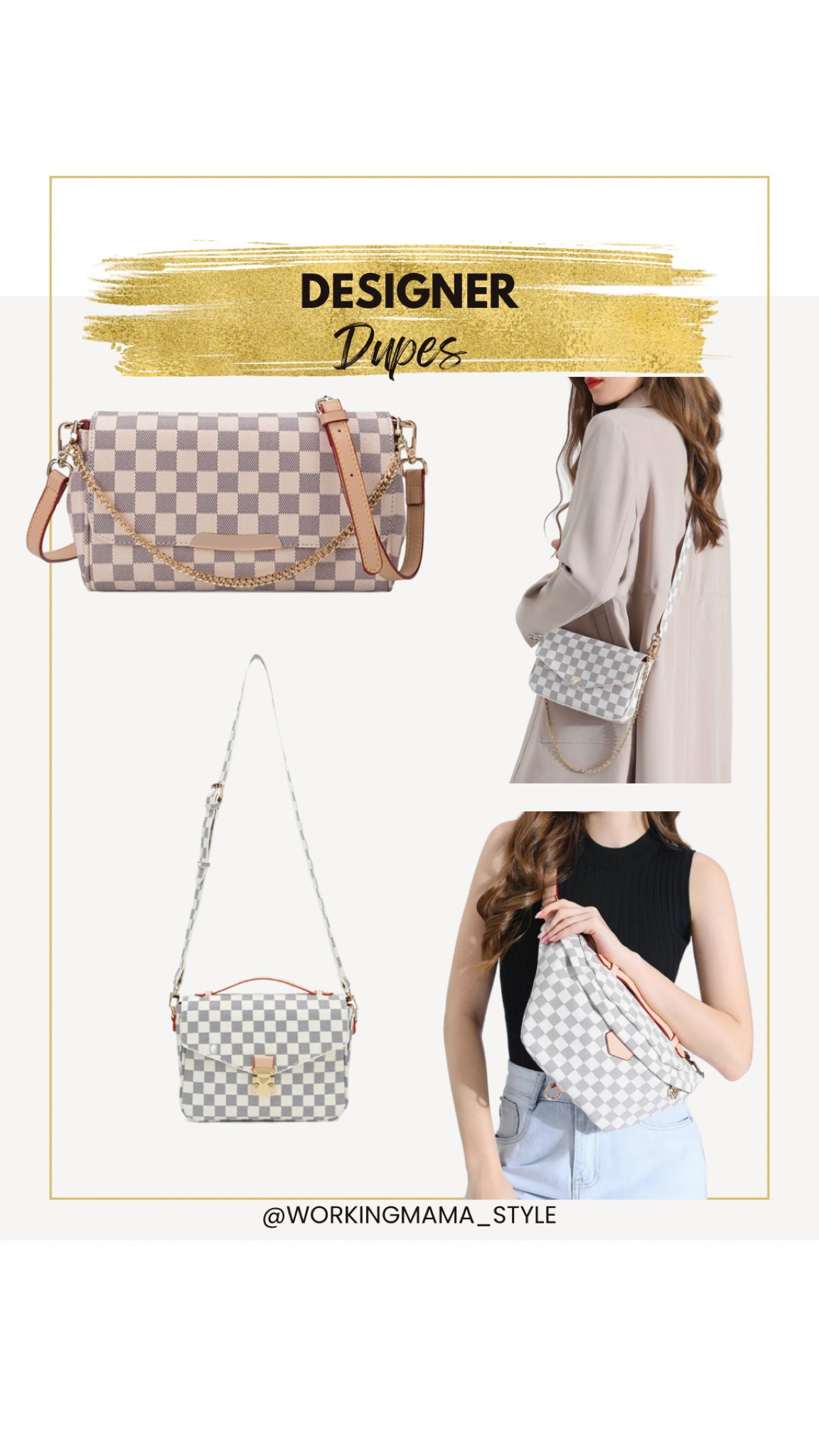 RICHPORTS Checkered Tote Waist … curated on LTK