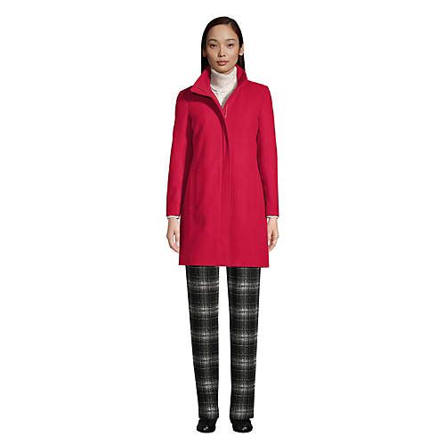 Women's Insulated Wool Coat | Lands' End (US)