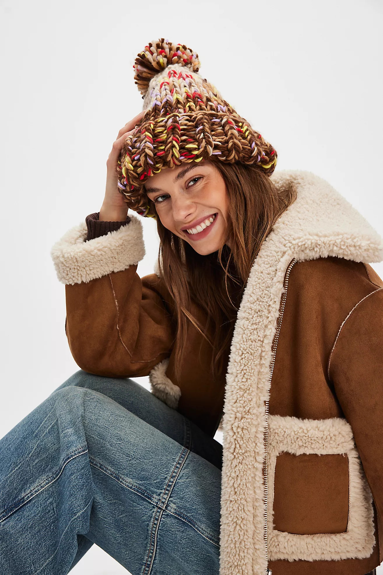 Tide Knit Pom Beanie | Free People (Global - UK&FR Excluded)